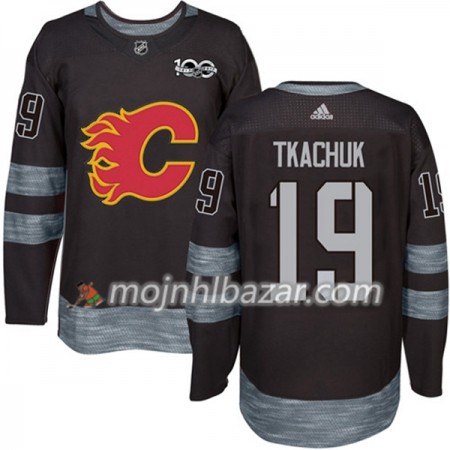 Dresovi Calgary Flames Matthew Tkachuk 19 1917-2017 100th Anniversary Adidas Crna Authentic - Muške Dresovi Calgary Flames Matthew Tkachuk 19 1917-2017 100th Anniversary Adidas Crna Authentic - Muške